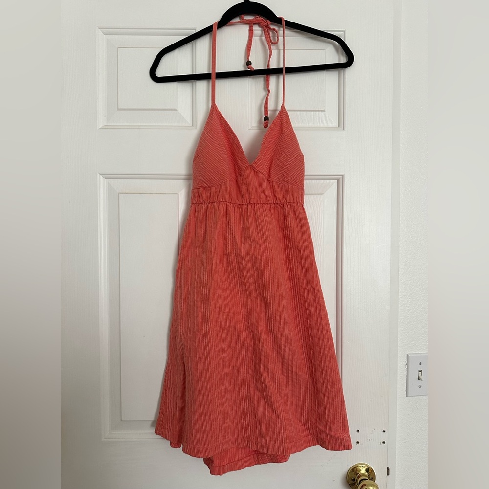 Mossimo Supply Co. Coral Textured Sundress